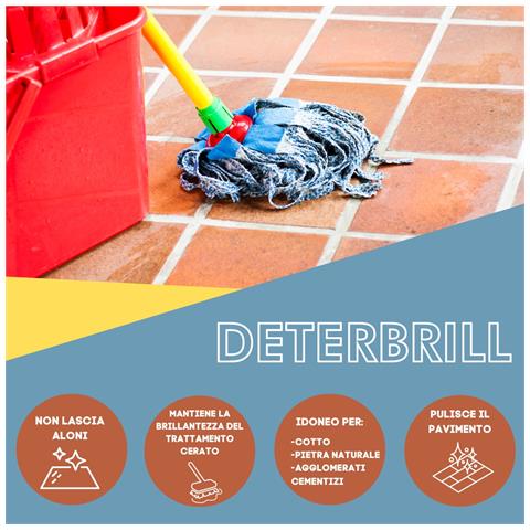 Deterbrill 1ltx6pz - Pulizia Pavimenti - Foto 5