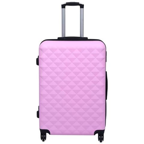 Lusso Casadino - Set Valigie Trolley A Custodia Rigida 2 Pz Rosa In Abs - Foto 1