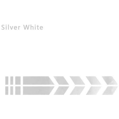Set Di 2 Adesivi Personalizzati Per Parafango Moto - Design Unico E Riflettente White - Foto 1