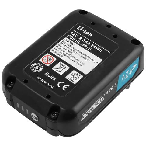 Batteria 12v Li-ion 2000mah 21,6wh Per Utensili Elettrici Portatili Makita Bl1021b - Foto 1