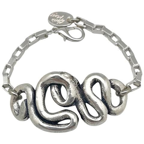 Bracciale Tangle In Argento 10µ E Catena - Foto 1