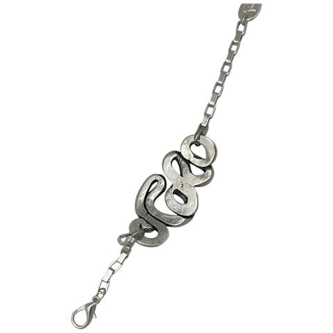 Bracciale Tangle In Argento 10µ E Catena - Foto 4