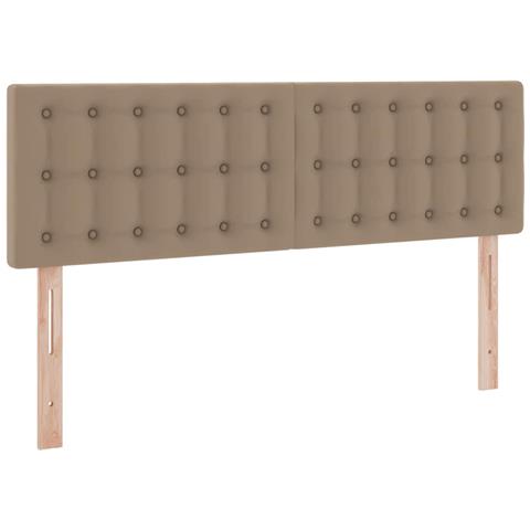 Letto con Contenitore Cappuccino 140 x 200 cm Pelle Sintetica - Foto 9