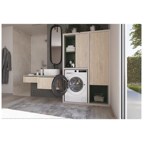 BP 413BL8-S lavatrice Caricamento frontale 10 kg 1400 Giri /min Bianco - Foto 2