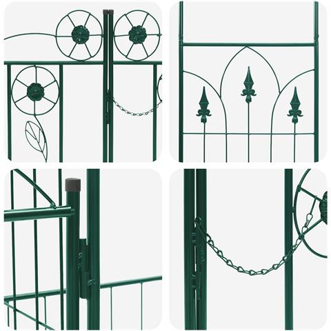 Arco da Giardino con blocco Verde 203 x 50 x 218 cm - Foto 9
