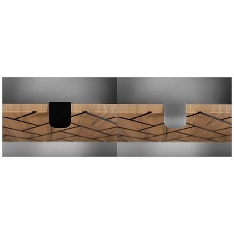 | Mobiletto 140 cm - Marron Mat - Mobili da bagno - Mobiletti - Piano di lavoro nero - Libreria - Foto 2