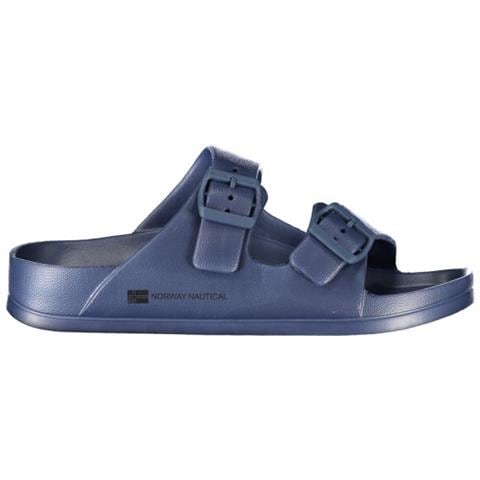 SCARPE DA UOMO BLU CON PANTOFOLE NORVEGIA 1963 - Colore: Blu, Taglia: 43 - Foto 1