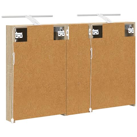 Set di Armadi da Bagno con porta 3 pcs 100 x 10,5 x 60,5 cm - Foto 9