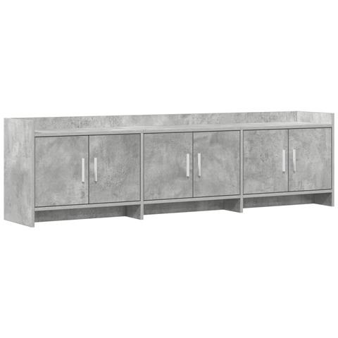 Mobile TV 168 x 33 x 47 cm Grigio Cemento Legno ingegnerizzato - Foto 1