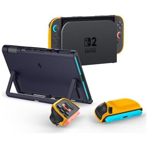 Custodia Blu Scuro Nintendo Switch 2 Spigen Nano Pop - Per Una Protezione Affidabile E Un Comfort Di Gioco. - Foto 2