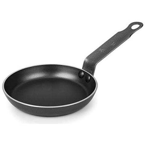 23612 - Padella antiaderente in alluminio resistente per blinis, 12 cm - Nera - Foto 1