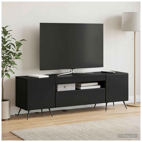 Mobile TV LED Nero Legno ingegnerizzato - Foto 2