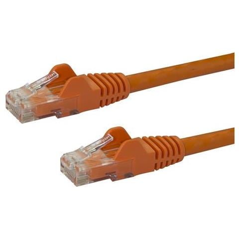 Cavo di rete Cat 6 - Cavo Patch Ethernet RJ45 UTP arancione da 2m antigroviglio - cavo gigabit categoria 6 - Foto 1
