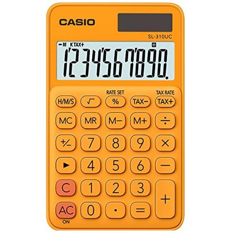 calcolatrice tascabile sl-310uc arancio casio - Foto 1
