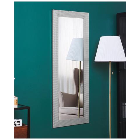 Specchio Da Parete In Color Argento 50 X 130 Cm Derwal - Foto 22
