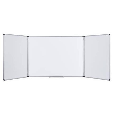 Lavagne Cancellabili Maya Trio Pieghevole Magnetica Bianca Laccata 90x60 Cm. Bianco - Tr01020509170 - Foto 1