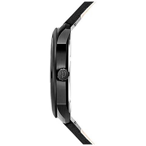 Police Orologio Uomo Bleder PL15714JS61 - Quarzo, Cassa Acciaio 44mm, Cinturino Pelle Grigio/Rosso, Impermeabile 5 ATM