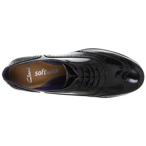 Hamble Oak, Scarpe Donna Stringate, Nero (nero Pat), 42 Ue - Foto 2