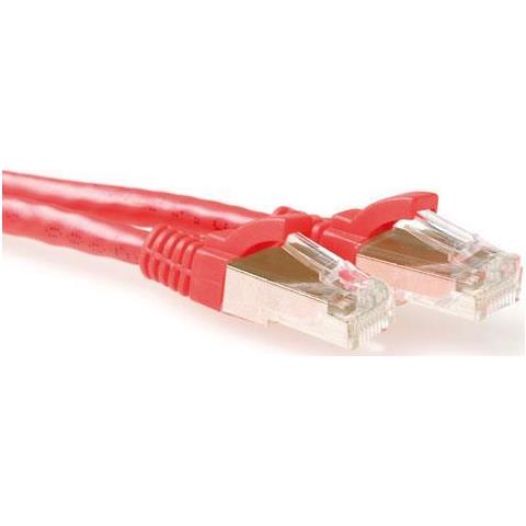 Cavo Patch Rosso Da 7 Metri Lszh Sftp Cat6a Antigroviglio Con Connettori Rj45. Cat6a S /ftp Lszh Sng Rd 7,00 M (fb750 - Foto 2