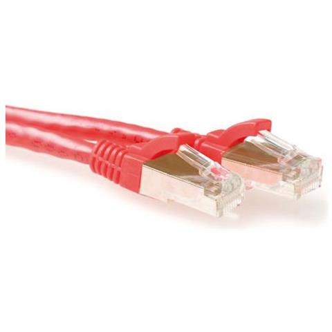 Cavo Patch Rosso Da 7 Metri Lszh Sftp Cat6a Antigroviglio Con Connettori Rj45. Cat6a S /ftp Lszh Sng Rd 7,00 M (fb750 - Foto 1