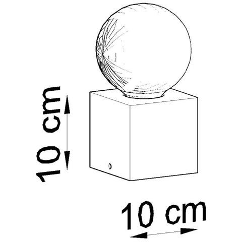 Lampada Da Tavolo Legno Naturale E27 - Foto 10