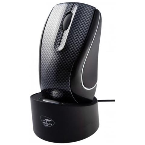 WR 100, RF Wireless, Ottico, Ufficio, Carbonio, Mano destra, USB - Foto 2