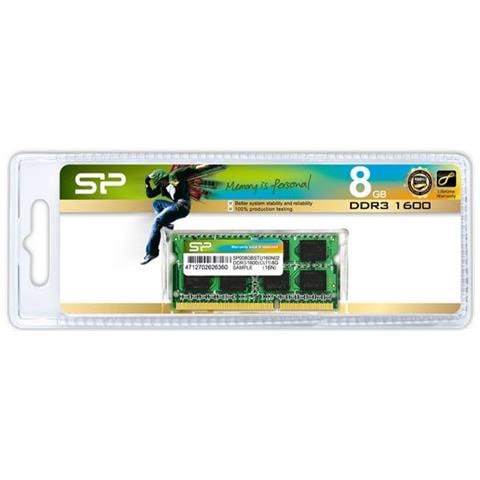 8GB DDR3 1600 MHz, DDR3, Computer portatile, 204-pin SO-DIMM, 512M x 8, 1 x 8 GB, SO-DIMM - Foto 2
