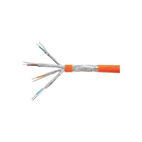 187321 Cavo di Rete 100 m Cat7 S / FTP (S-STP) Arancione - Foto 1