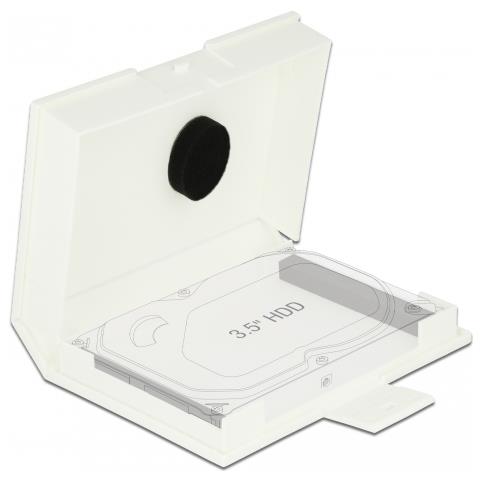 Scatola di protezione per HDD da 3.5? bianco - Foto 4