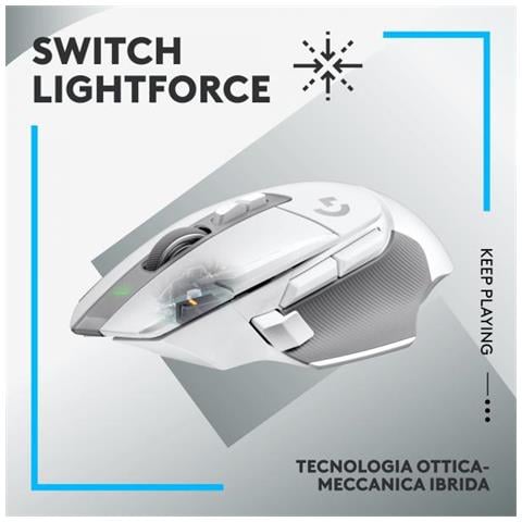 G G502 X Lightspeed Mouse Mano Destra Rf Wireless Ottico 25600 Dpi - Foto 3