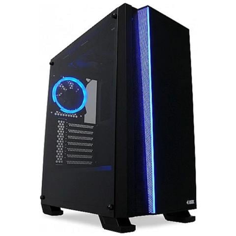 Case Wizard 4 Midi Tower Micro-ATX / Mini-ITX 2 Porte 2x USB 2.0, 1x USB 3.0, Colore Nero - Foto 2