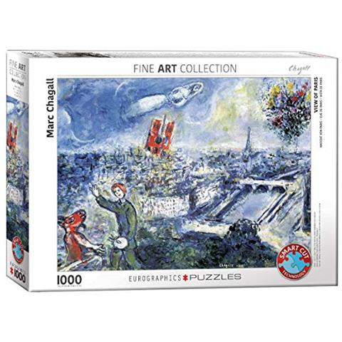 (eurhr Le Bouquet De Paris Di Marc Chagall Puzzle Da 1000 Pezzi Puzzle Da 1000 Pezzi (6000-0850) - Foto 1