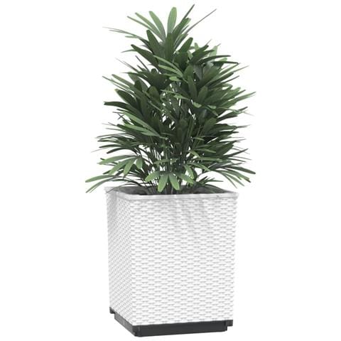 Fioriere 2 Pz Bianche 30x30x37 Cm In Polipropilene - Foto 2