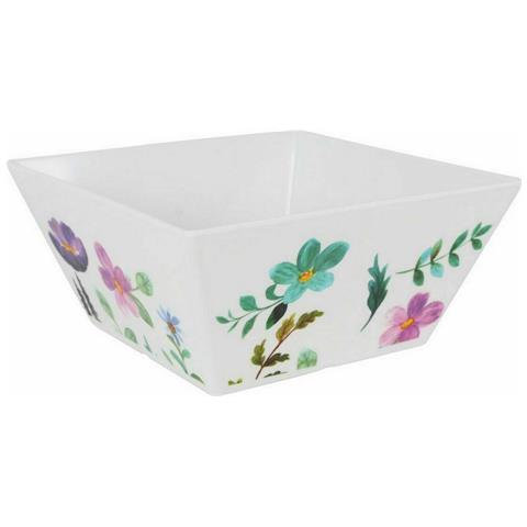 Ciotola Per Aperitivi La Mediterránea Sakura Melammina Brillante 18 X 18 X 8 Cm (24 Unità) - Foto 2