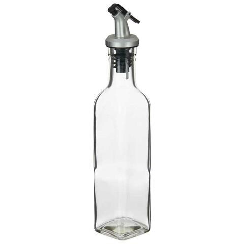 Oliera Trasparente Vetro Acciaio 250 Ml (12 Unità) - Foto 3