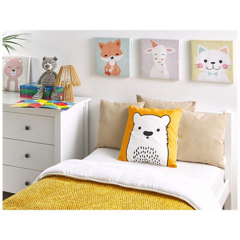 Set Di 2 Cuscini Waranasi Cotone 45 X 45 Cm Arancione - Foto 1