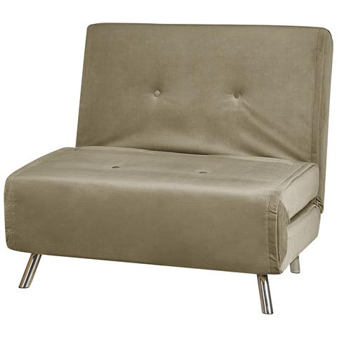 Divano Letto Singolo Farris Velluto Verde Oliva - Foto 5