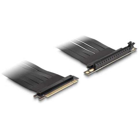 Scheda Riser PCI Express x16 Maschio Per Slot x16 Angolare a 90° Con Cavo Da 30 cm - Foto 1