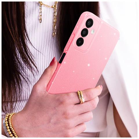 Cover Per Samsung Galaxy A15 5g Silicone Glitter Fotocamera Protetta - Foto 2