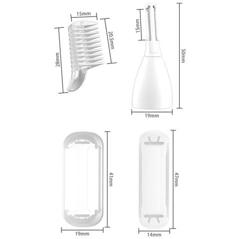 Rasoio Elettrico E Rifinitore Per Donna, 5 In 1 - Foto 2