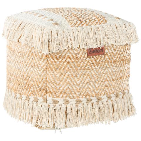 Pouf Alupola Iuta Beige - Foto 2
