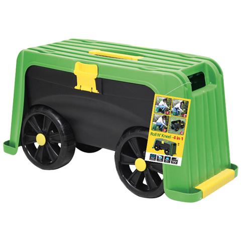 Sgabello Contenitore Da Giardino Con Ruote 4in1 - Foto 1