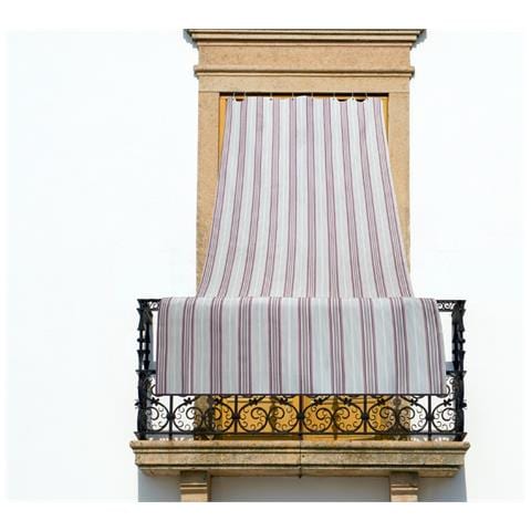 Tenda Da Sole A Caduta Per Esterno Balcone Casa Telo Ombra Modello Costarica 150x250 Marrone - Foto 1