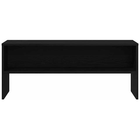 Mobile Porta TV Rovere Nero 100x40x40 cm in Legno Multistrato - Foto 2