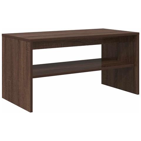 Mobile Porta Tv Rovere Marrone 80x40x40 Cm In Legno Multistrato - Foto 2