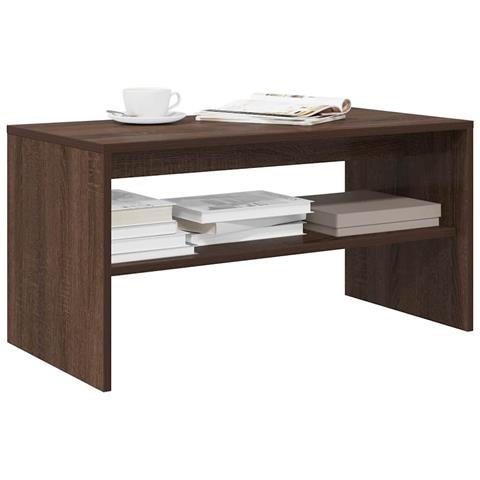 Mobile Porta Tv Rovere Marrone 80x40x40 Cm In Legno Multistrato - Foto 1