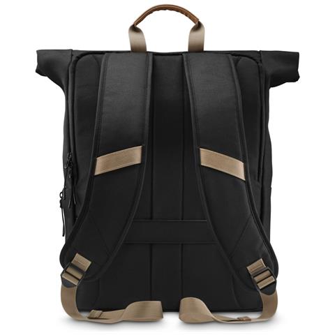 00222023 borsa per laptop 41,1 cm (16.2") Zaino Nero, Marrone - Foto 2