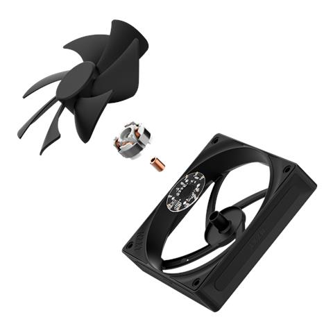 RF-P12SF-B2 sistema di raffreddamento per computer Case per computer Ventilatore Nero 1 pz - Foto 6