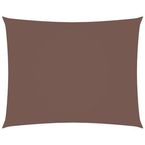 Parasole A Vela Oxford Rettangolare 3x4,5 M Marrone - Foto 1