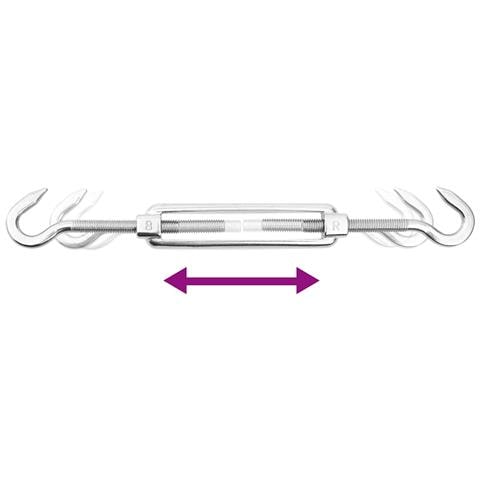Set Accessori Per Vela Parasole 8 Pz In Acciaio Inossidabile - Foto 1